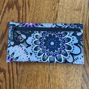 Vera Bradley two sided pencil pouch